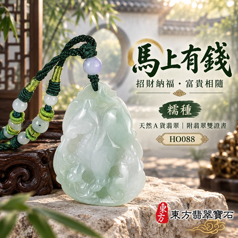 翡翠生肖馬項鍊玉珮|馬到成功・一馬當先・事業精進・前程順遂・平安吉祥・馬上有錢・招財進寶|天然A貨翡翠・緬甸玉・綠色・糯種|馬上有錢|生肖馬玉珮・馬玉墜・馬吊墜・翡翠馬牌・十二生肖馬項鍊・緬甸玉項鍊・A貨翡翠項鍊|HO088|男女翡翠項鍊・送禮收藏|客製化訂做翡翠馬玉珮、翡翠馬玉墜、翡翠馬吊墜、生肖馬項鍊|附A貨翡翠雙證書・東方翡翠寶石 翡翠生肖馬項鍊玉珮|馬到成功・一馬當先・事業精進・前程順遂・平安吉祥・馬上有錢・招財進寶|天然A貨翡翠・緬甸玉・綠色・糯種|馬上有錢|生肖馬玉珮・馬玉墜・馬吊墜・翡翠馬牌・十二生肖馬項鍊・緬甸玉項鍊・A貨翡翠項鍊|HO088|男女翡翠項鍊・送禮收藏|客製化訂做翡翠馬玉珮、翡翠馬玉墜、翡翠馬吊墜、生肖馬項鍊|附A貨翡翠雙證書・東方翡翠寶石