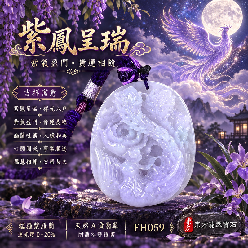 已售出可訂做|翡翠鳳凰項鍊玉珮|鳳凰呈祥・祥瑞和合・前程光明・平安吉祥・福運相隨|天然A貨翡翠・緬甸玉・紫羅蘭・糯種|鳴鳳朝陽|鳳凰玉珮・鳳凰玉墜・鳳凰吊墜・翡翠鳳凰牌・鳳凰項鍊・緬甸玉項鍊・A貨翡翠項鍊|FH059|男女翡翠項鍊・送禮收藏|客製化訂做翡翠鳳凰玉珮、翡翠鳳凰玉墜、翡翠鳳凰吊墜、翡翠鳳凰項鍊|附A貨翡翠雙證書・東方翡翠寶石 已售出可訂做|翡翠鳳凰項鍊玉珮|鳳凰呈祥・祥瑞和合・前程光明・平安吉祥・福運相隨|天然A貨翡翠・緬甸玉・紫羅蘭・糯種|鳴鳳朝陽|鳳凰玉珮・鳳凰玉墜・鳳凰吊墜・翡翠鳳凰牌・鳳凰項鍊・緬甸玉項鍊・A貨翡翠項鍊|FH059|男女翡翠項鍊・送禮收藏|客製化訂做翡翠鳳凰玉珮、翡翠鳳凰玉墜、翡翠鳳凰吊墜、翡翠鳳凰項鍊|附A貨翡翠雙證書・東方翡翠寶石