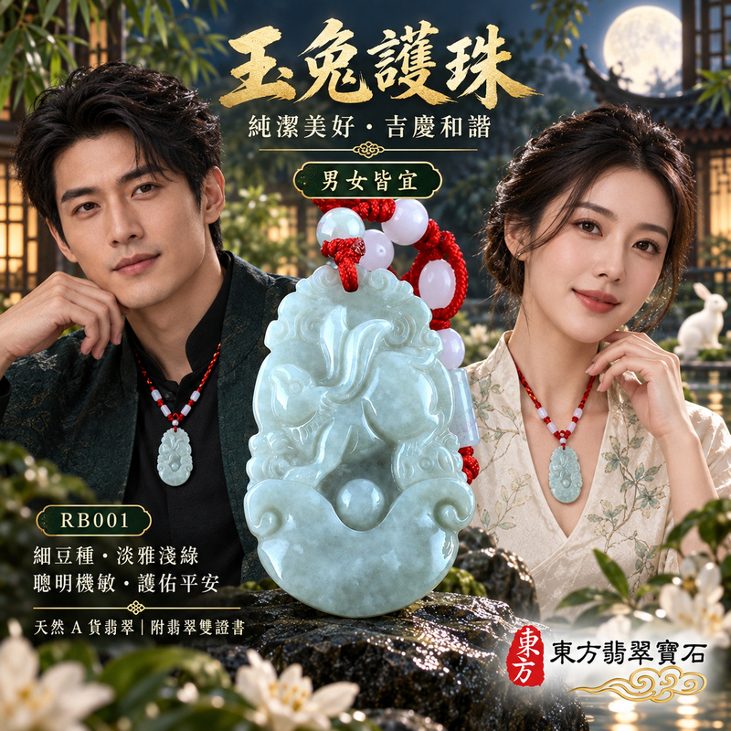 已售出可訂做|翡翠生肖兔項鍊玉珮|玉兔呈祥・溫和敏捷・福運相隨・前程順遂・平安吉祥・萬事如意|天然A貨翡翠・緬甸玉・淺綠色・細豆種|如意兔護珠|兔玉珮・兔玉墜・兔吊墜・翡翠兔牌・兔項鍊・緬甸玉項鍊・A貨翡翠項鍊|RB001|男女翡翠項鍊・送禮收藏|客製化訂做翡翠兔玉珮、翡翠兔玉墜、翡翠兔吊墜、翡翠兔項鍊|附A貨翡翠雙證書・東方翡翠寶石 已售出可訂做|翡翠生肖兔項鍊玉珮|玉兔呈祥・溫和敏捷・福運相隨・前程順遂・平安吉祥・萬事如意|天然A貨翡翠・緬甸玉・淺綠色・細豆種|如意兔護珠|兔玉珮・兔玉墜・兔吊墜・翡翠兔牌・兔項鍊・緬甸玉項鍊・A貨翡翠項鍊|RB001|男女翡翠項鍊・送禮收藏|客製化訂做翡翠兔玉珮、翡翠兔玉墜、翡翠兔吊墜、翡翠兔項鍊|附A貨翡翠雙證書・東方翡翠寶石