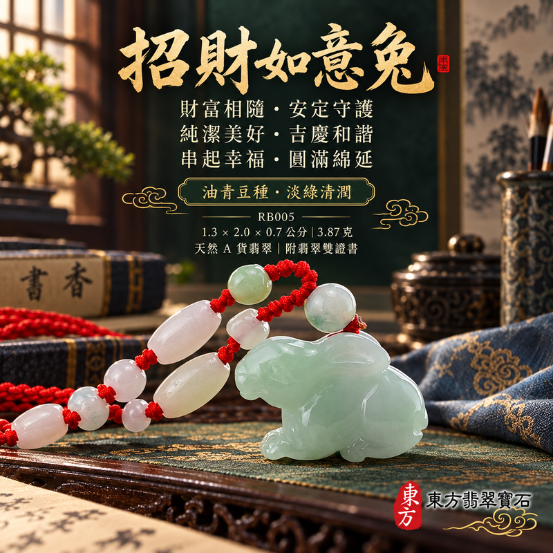 已售出可訂做|翡翠生肖兔項鍊玉珮|玉兔呈祥・溫和敏捷・福運相隨・前程順遂・平安吉祥・萬事如意・招財納福|天然A貨翡翠・緬甸玉・淡綠・油青・豆種・油青種|招財如意兔|兔玉珮・兔玉墜・兔吊墜・翡翠兔牌・兔項鍊・緬甸玉項鍊・A貨翡翠項鍊|RB005|男女翡翠項鍊・送禮收藏|客製化訂做翡翠兔玉珮、翡翠兔玉墜、翡翠兔吊墜、翡翠兔項鍊|附A貨翡翠雙證書・東方翡翠寶石 已售出可訂做|翡翠生肖兔項鍊玉珮|玉兔呈祥・溫和敏捷・福運相隨・前程順遂・平安吉祥・萬事如意・招財納福|天然A貨翡翠・緬甸玉・淡綠・油青・豆種・油青種|招財如意兔|兔玉珮・兔玉墜・兔吊墜・翡翠兔牌・兔項鍊・緬甸玉項鍊・A貨翡翠項鍊|RB005|男女翡翠項鍊・送禮收藏|客製化訂做翡翠兔玉珮、翡翠兔玉墜、翡翠兔吊墜、翡翠兔項鍊|附A貨翡翠雙證書・東方翡翠寶石