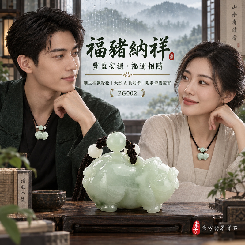 已售出可訂做|翡翠生肖豬項鍊玉珮|福氣圓滿・豐足安泰・家庭和樂・福運相隨・平安吉祥・萬事如意|天然A貨翡翠・緬甸玉・細豆種・飄綠花|豬事如意|豬玉珮・豬玉墜・豬吊墜・翡翠豬牌・豬項鍊・緬甸玉項鍊・A貨翡翠項鍊|PG002|男女翡翠項鍊・送禮收藏|客製化訂做翡翠豬玉珮、翡翠豬玉墜、翡翠豬吊墜、翡翠豬項鍊|附A貨翡翠雙證書・東方翡翠寶石 已售出可訂做|翡翠生肖豬項鍊玉珮|福氣圓滿・豐足安泰・家庭和樂・福運相隨・平安吉祥・萬事如意|天然A貨翡翠・緬甸玉・細豆種・飄綠花|豬事如意|豬玉珮・豬玉墜・豬吊墜・翡翠豬牌・豬項鍊・緬甸玉項鍊・A貨翡翠項鍊|PG002|男女翡翠項鍊・送禮收藏|客製化訂做翡翠豬玉珮、翡翠豬玉墜、翡翠豬吊墜、翡翠豬項鍊|附A貨翡翠雙證書・東方翡翠寶石
