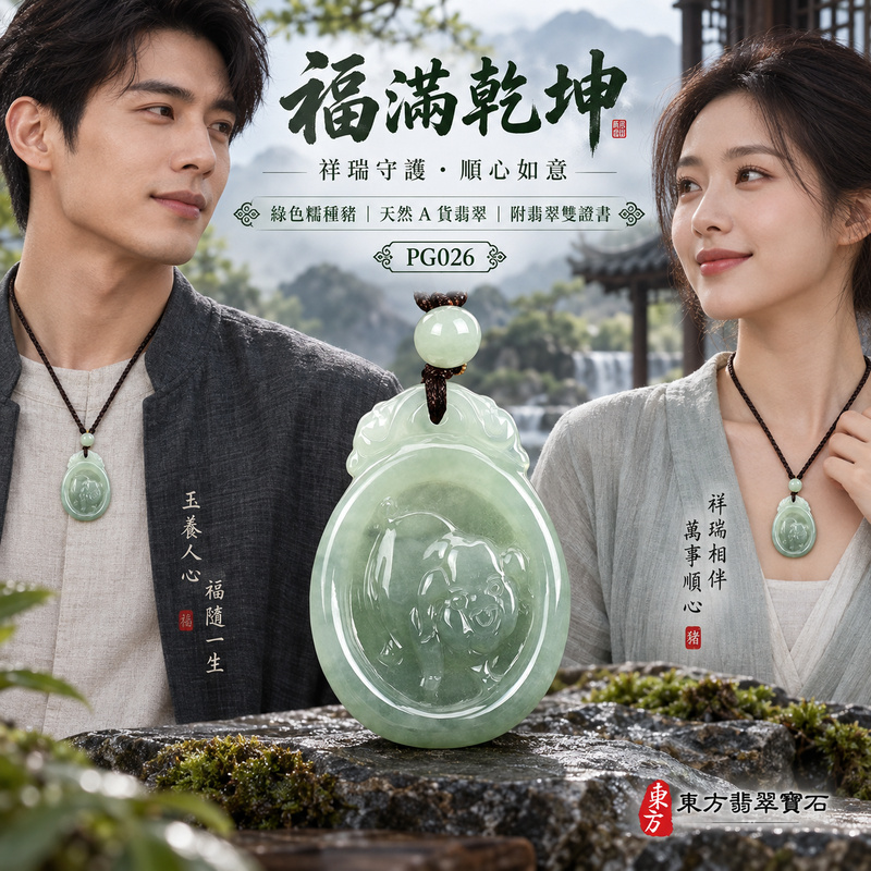 已售出可訂做|翡翠生肖豬項鍊玉珮|福氣圓滿・豐足安泰・家庭和樂・福運相隨・平安吉祥・萬事如意|天然A貨翡翠・緬甸玉・綠色・糯種|豬事如意|豬玉珮・豬玉墜・豬吊墜・翡翠豬牌・豬項鍊・緬甸玉項鍊・A貨翡翠項鍊|PG026|男女翡翠項鍊・送禮收藏|客製化訂做翡翠豬玉珮、翡翠豬玉墜、翡翠豬吊墜、翡翠豬項鍊|附A貨翡翠雙證書・東方翡翠寶石 已售出可訂做|翡翠生肖豬項鍊玉珮|福氣圓滿・豐足安泰・家庭和樂・福運相隨・平安吉祥・萬事如意|天然A貨翡翠・緬甸玉・綠色・糯種|豬事如意|豬玉珮・豬玉墜・豬吊墜・翡翠豬牌・豬項鍊・緬甸玉項鍊・A貨翡翠項鍊|PG026|男女翡翠項鍊・送禮收藏|客製化訂做翡翠豬玉珮、翡翠豬玉墜、翡翠豬吊墜、翡翠豬項鍊|附A貨翡翠雙證書・東方翡翠寶石