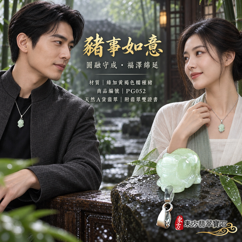 翡翠生肖豬項鍊玉珮|福氣圓滿・豐足安泰・家庭和樂・福運相隨・平安吉祥・萬事如意|天然A貨翡翠・緬甸玉・綠加黃褐色・糯種|豬事如意|豬玉珮・豬玉墜・豬吊墜・翡翠豬牌・豬項鍊・緬甸玉項鍊・A貨翡翠項鍊|PG052|男女翡翠項鍊・送禮收藏|客製化訂做翡翠豬玉珮、翡翠豬玉墜、翡翠豬吊墜、翡翠豬項鍊|附A貨翡翠雙證書・東方翡翠寶石 翡翠生肖豬項鍊玉珮|福氣圓滿・豐足安泰・家庭和樂・福運相隨・平安吉祥・萬事如意|天然A貨翡翠・緬甸玉・綠加黃褐色・糯種|豬事如意|豬玉珮・豬玉墜・豬吊墜・翡翠豬牌・豬項鍊・緬甸玉項鍊・A貨翡翠項鍊|PG052|男女翡翠項鍊・送禮收藏|客製化訂做翡翠豬玉珮、翡翠豬玉墜、翡翠豬吊墜、翡翠豬項鍊|附A貨翡翠雙證書・東方翡翠寶石