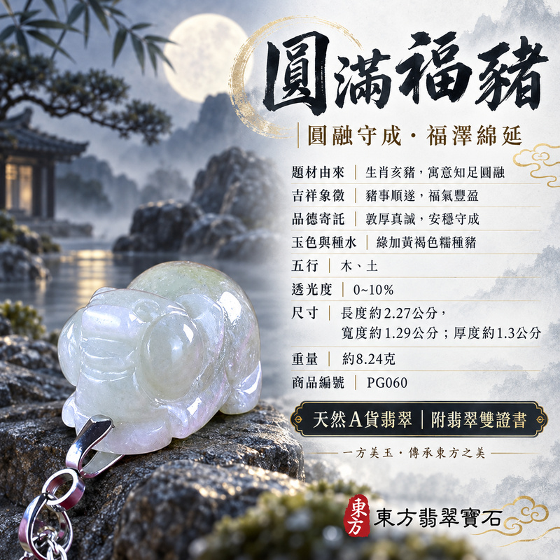翡翠生肖豬項鍊玉珮|福氣圓滿・豐足安泰・家庭和樂・福運相隨・平安吉祥・萬事如意|天然A貨翡翠・緬甸玉・綠加黃褐色・糯種|豬事如意|豬玉珮・豬玉墜・豬吊墜・翡翠豬牌・豬項鍊・緬甸玉項鍊・A貨翡翠項鍊|PG060|男女翡翠項鍊・送禮收藏|客製化訂做翡翠豬玉珮、翡翠豬玉墜、翡翠豬吊墜、翡翠豬項鍊|附A貨翡翠雙證書・東方翡翠寶石 翡翠生肖豬項鍊玉珮|福氣圓滿・豐足安泰・家庭和樂・福運相隨・平安吉祥・萬事如意|天然A貨翡翠・緬甸玉・綠加黃褐色・糯種|豬事如意|豬玉珮・豬玉墜・豬吊墜・翡翠豬牌・豬項鍊・緬甸玉項鍊・A貨翡翠項鍊|PG060|男女翡翠項鍊・送禮收藏|客製化訂做翡翠豬玉珮、翡翠豬玉墜、翡翠豬吊墜、翡翠豬項鍊|附A貨翡翠雙證書・東方翡翠寶石
