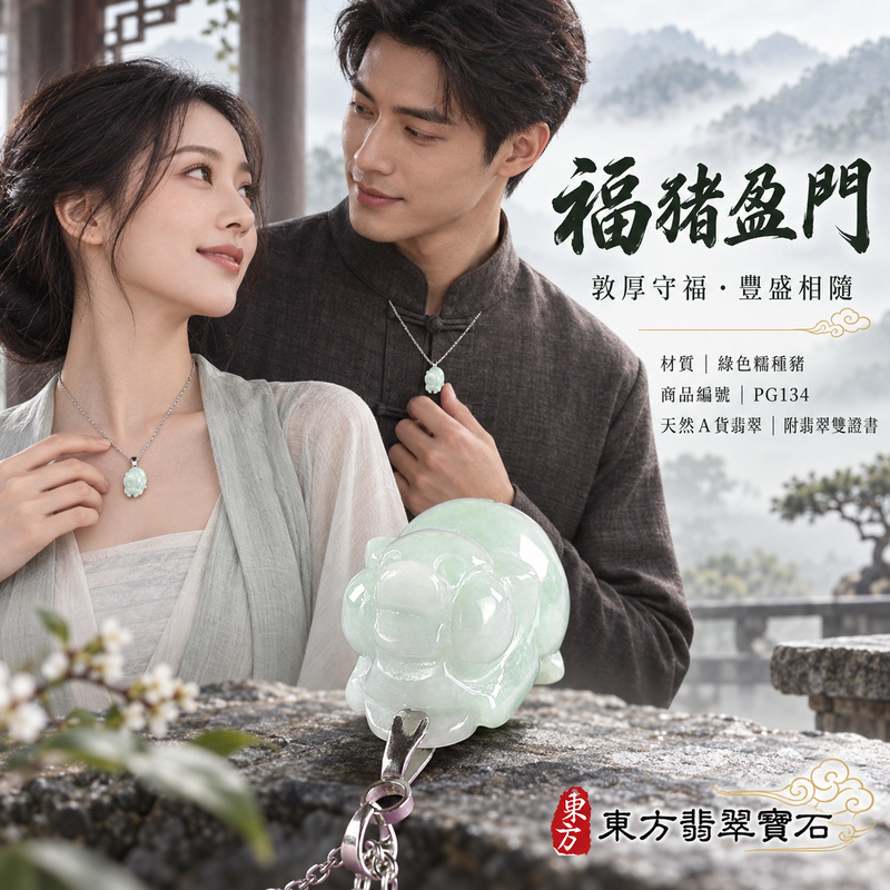 翡翠生肖豬項鍊玉珮|福氣圓滿・豐足安泰・家庭和樂・福運相隨・平安吉祥・萬事如意|天然A貨翡翠・緬甸玉・綠色・糯種|豬事如意|豬玉珮・豬玉墜・豬吊墜・翡翠豬牌・豬項鍊・緬甸玉項鍊・A貨翡翠項鍊|PG134|男女翡翠項鍊・送禮收藏|客製化訂做翡翠豬玉珮、翡翠豬玉墜、翡翠豬吊墜、翡翠豬項鍊|附A貨翡翠雙證書・東方翡翠寶石 翡翠生肖豬項鍊玉珮|福氣圓滿・豐足安泰・家庭和樂・福運相隨・平安吉祥・萬事如意|天然A貨翡翠・緬甸玉・綠色・糯種|豬事如意|豬玉珮・豬玉墜・豬吊墜・翡翠豬牌・豬項鍊・緬甸玉項鍊・A貨翡翠項鍊|PG134|男女翡翠項鍊・送禮收藏|客製化訂做翡翠豬玉珮、翡翠豬玉墜、翡翠豬吊墜、翡翠豬項鍊|附A貨翡翠雙證書・東方翡翠寶石