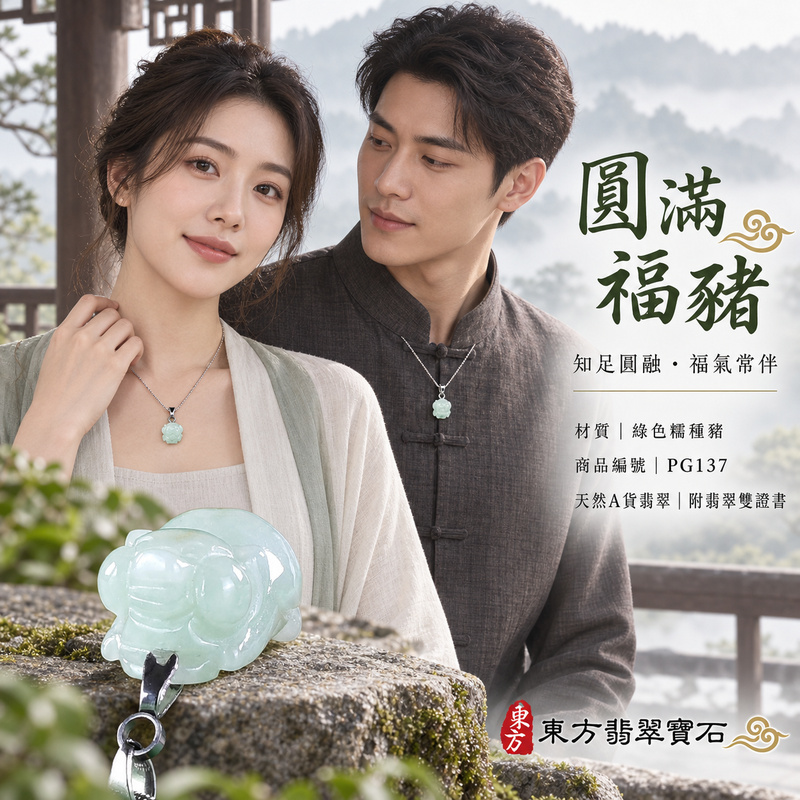 翡翠生肖豬項鍊玉珮|福氣圓滿・豐足安泰・家庭和樂・福運相隨・平安吉祥・萬事如意|天然A貨翡翠・緬甸玉・綠色・糯種|豬事如意|豬玉珮・豬玉墜・豬吊墜・翡翠豬牌・豬項鍊・緬甸玉項鍊・A貨翡翠項鍊|PG137|男女翡翠項鍊・送禮收藏|客製化訂做翡翠豬玉珮、翡翠豬玉墜、翡翠豬吊墜、翡翠豬項鍊|附A貨翡翠雙證書・東方翡翠寶石 翡翠生肖豬項鍊玉珮|福氣圓滿・豐足安泰・家庭和樂・福運相隨・平安吉祥・萬事如意|天然A貨翡翠・緬甸玉・綠色・糯種|豬事如意|豬玉珮・豬玉墜・豬吊墜・翡翠豬牌・豬項鍊・緬甸玉項鍊・A貨翡翠項鍊|PG137|男女翡翠項鍊・送禮收藏|客製化訂做翡翠豬玉珮、翡翠豬玉墜、翡翠豬吊墜、翡翠豬項鍊|附A貨翡翠雙證書・東方翡翠寶石