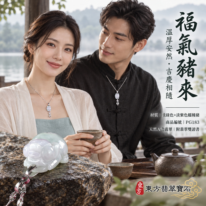 翡翠生肖豬項鍊玉珮|福氣圓滿・豐足安泰・家庭和樂・福運相隨・平安吉祥・萬事如意|天然A貨翡翠・緬甸玉・淡綠色・紫色・糯種|豬事如意|豬玉珮・豬玉墜・豬吊墜・翡翠豬牌・豬項鍊・緬甸玉項鍊・A貨翡翠項鍊|PG183|男女翡翠項鍊・送禮收藏|客製化訂做翡翠豬玉珮、翡翠豬玉墜、翡翠豬吊墜、翡翠豬項鍊|附A貨翡翠雙證書・東方翡翠寶石 翡翠生肖豬項鍊玉珮|福氣圓滿・豐足安泰・家庭和樂・福運相隨・平安吉祥・萬事如意|天然A貨翡翠・緬甸玉・淡綠色・紫色・糯種|豬事如意|豬玉珮・豬玉墜・豬吊墜・翡翠豬牌・豬項鍊・緬甸玉項鍊・A貨翡翠項鍊|PG183|男女翡翠項鍊・送禮收藏|客製化訂做翡翠豬玉珮、翡翠豬玉墜、翡翠豬吊墜、翡翠豬項鍊|附A貨翡翠雙證書・東方翡翠寶石