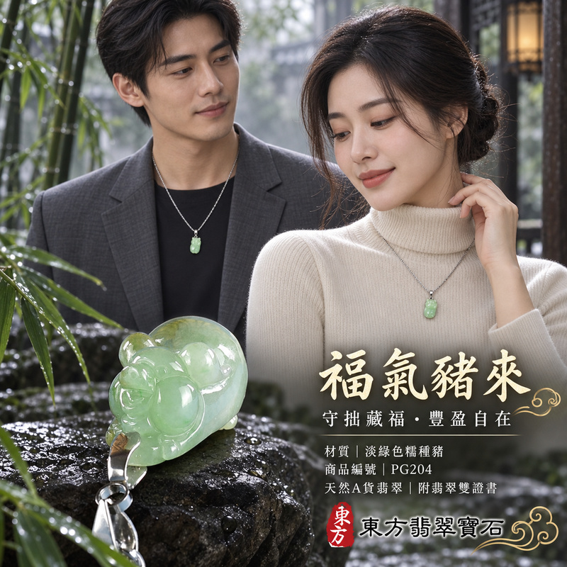 翡翠生肖豬項鍊玉珮|福氣圓滿・豐足安泰・家庭和樂・福運相隨・平安吉祥・萬事如意|天然A貨翡翠・緬甸玉・淡綠色・糯種|豬事如意|豬玉珮・豬玉墜・豬吊墜・翡翠豬牌・豬項鍊・緬甸玉項鍊・A貨翡翠項鍊|PG204|男女翡翠項鍊・送禮收藏|客製化訂做翡翠豬玉珮、翡翠豬玉墜、翡翠豬吊墜、翡翠豬項鍊|附A貨翡翠雙證書・東方翡翠寶石 翡翠生肖豬項鍊玉珮|福氣圓滿・豐足安泰・家庭和樂・福運相隨・平安吉祥・萬事如意|天然A貨翡翠・緬甸玉・淡綠色・糯種|豬事如意|豬玉珮・豬玉墜・豬吊墜・翡翠豬牌・豬項鍊・緬甸玉項鍊・A貨翡翠項鍊|PG204|男女翡翠項鍊・送禮收藏|客製化訂做翡翠豬玉珮、翡翠豬玉墜、翡翠豬吊墜、翡翠豬項鍊|附A貨翡翠雙證書・東方翡翠寶石
