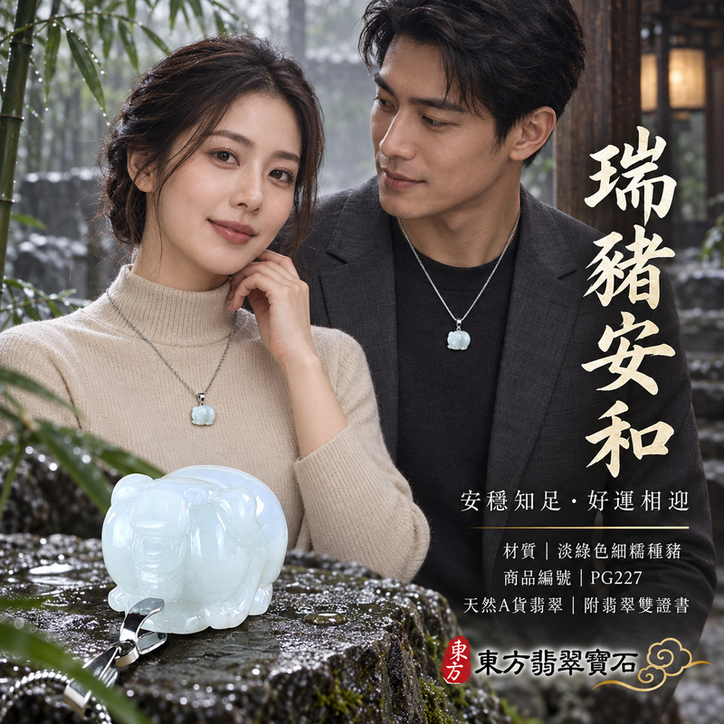 翡翠生肖豬項鍊玉珮|福氣圓滿・豐足安泰・家庭和樂・福運相隨・平安吉祥・萬事如意|天然A貨翡翠・緬甸玉・淡綠色・細糯種|豬事如意|豬玉珮・豬玉墜・豬吊墜・翡翠豬牌・豬項鍊・緬甸玉項鍊・A貨翡翠項鍊|PG227|男女翡翠項鍊・送禮收藏|客製化訂做翡翠豬玉珮、翡翠豬玉墜、翡翠豬吊墜、翡翠豬項鍊|附A貨翡翠雙證書・東方翡翠寶石 翡翠生肖豬項鍊玉珮|福氣圓滿・豐足安泰・家庭和樂・福運相隨・平安吉祥・萬事如意|天然A貨翡翠・緬甸玉・淡綠色・細糯種|豬事如意|豬玉珮・豬玉墜・豬吊墜・翡翠豬牌・豬項鍊・緬甸玉項鍊・A貨翡翠項鍊|PG227|男女翡翠項鍊・送禮收藏|客製化訂做翡翠豬玉珮、翡翠豬玉墜、翡翠豬吊墜、翡翠豬項鍊|附A貨翡翠雙證書・東方翡翠寶石