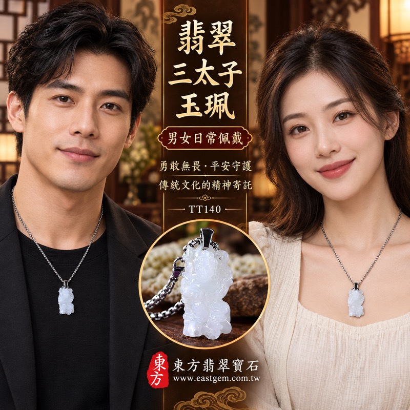 翡翠三太子項鍊玉珮|中壇元帥哪吒三太子牌A貨翡翠玉珮・白色糯冰種翡翠・緬甸玉哪吒三太子玉墜|勇敢無畏・驅邪鎮煞・平安守護・突破困境・前程似錦・貴人相助|TT140|客製化訂做各種翡翠哪吒三太子吊墜玉珮項鍊・日常佩戴送禮|附A貨翡翠雙證書2 翡翠三太子項鍊玉珮|中壇元帥哪吒三太子牌A貨翡翠玉珮・白色糯冰種翡翠・緬甸玉哪吒三太子玉墜|勇敢無畏・驅邪鎮煞・平安守護・突破困境・前程似錦・貴人相助|TT140|客製化訂做各種翡翠哪吒三太子吊墜玉珮項鍊・日常佩戴送禮|附A貨翡翠雙證書2