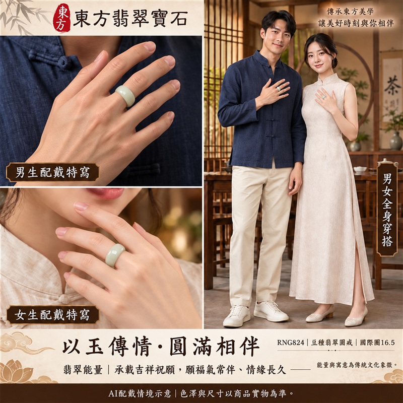 A貨緬甸天然翡翠戒指|豆種翡翠圓戒 國際圍16.5|豆種晶粒質感 自然玉石紋理 樸實典雅的東方玉飾風格|圓形戒身寄寓圓滿和合、平安順遂、吉祥如意、福氣常伴與情緣長久|翡翠玉戒 緬甸玉戒指 圓戒 版指戒 版戒指 板指戒|日常佩戴 自用收藏 生日贈禮 紀念日心意 結婚戒指與情侶對戒選款|可客製化訂做各式翡翠戒指、吊墜、玉珮與項鍊|RNG824|附A貨翡翠雙證書2 A貨緬甸天然翡翠戒指|豆種翡翠圓戒 國際圍16.5|豆種晶粒質感 自然玉石紋理 樸實典雅的東方玉飾風格|圓形戒身寄寓圓滿和合、平安順遂、吉祥如意、福氣常伴與情緣長久|翡翠玉戒 緬甸玉戒指 圓戒 版指戒 版戒指 板指戒|日常佩戴 自用收藏 生日贈禮 紀念日心意 結婚戒指與情侶對戒選款|可客製化訂做各式翡翠戒指、吊墜、玉珮與項鍊|RNG824|附A貨翡翠雙證書2