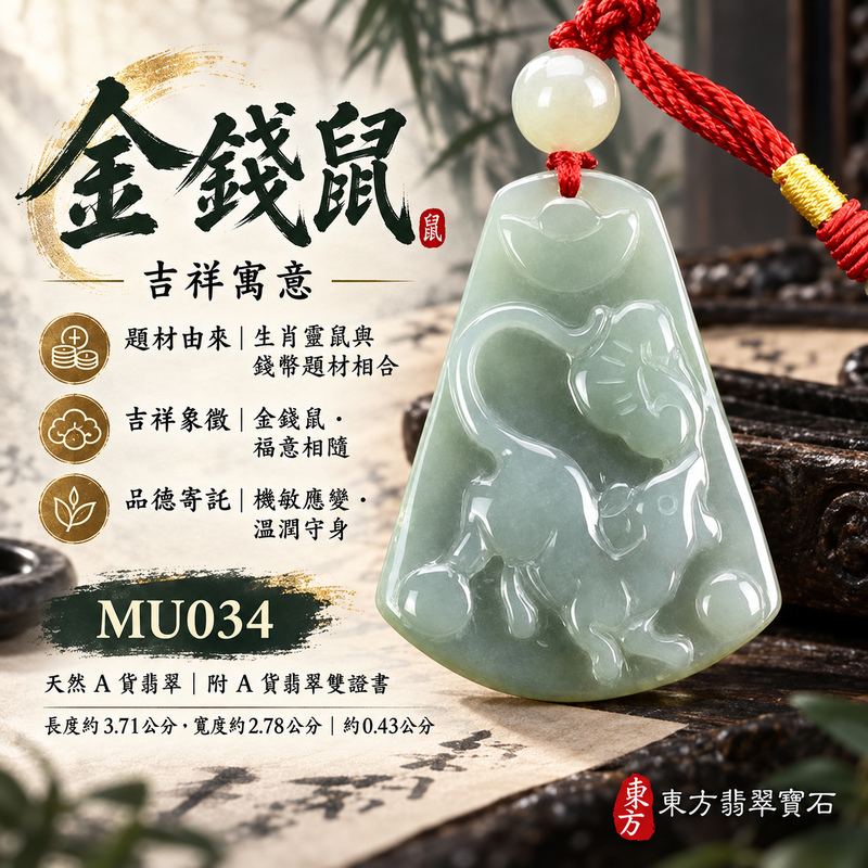 已售出可訂做|翡翠生肖鼠項鍊玉珮|靈巧機敏・福祿豐足・家業興旺・福運相隨・平安吉祥|天然A貨翡翠・緬甸玉・綠色・糯種|金錢鼠|鼠玉珮・鼠玉墜・鼠吊墜・翡翠鼠牌・鼠項鍊・緬甸玉項鍊・A貨翡翠項鍊|MU034|男女翡翠項鍊・送禮收藏|客製化訂做翡翠鼠玉珮、翡翠鼠玉墜、翡翠鼠吊墜、翡翠鼠項鍊|附A貨翡翠雙證書・東方翡翠寶石 已售出可訂做|翡翠生肖鼠項鍊玉珮|靈巧機敏・福祿豐足・家業興旺・福運相隨・平安吉祥|天然A貨翡翠・緬甸玉・綠色・糯種|金錢鼠|鼠玉珮・鼠玉墜・鼠吊墜・翡翠鼠牌・鼠項鍊・緬甸玉項鍊・A貨翡翠項鍊|MU034|男女翡翠項鍊・送禮收藏|客製化訂做翡翠鼠玉珮、翡翠鼠玉墜、翡翠鼠吊墜、翡翠鼠項鍊|附A貨翡翠雙證書・東方翡翠寶石
