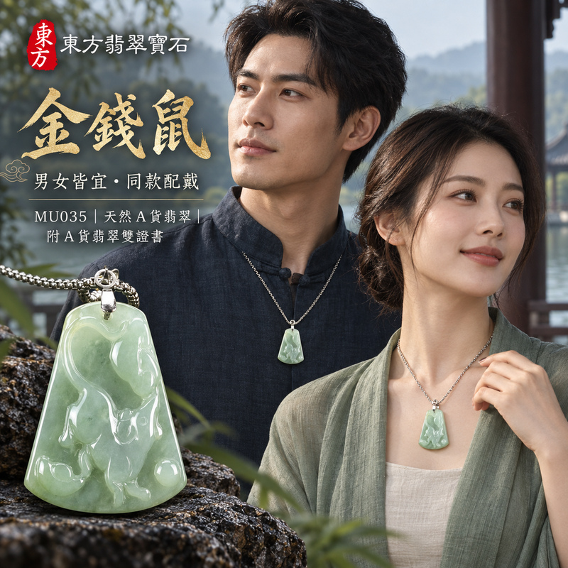 已售出可訂做|翡翠生肖鼠項鍊玉珮|靈巧機敏・福祿豐足・家業興旺・福運相隨・平安吉祥|天然A貨翡翠・緬甸玉・綠色・糯種|金錢鼠|鼠玉珮・鼠玉墜・鼠吊墜・翡翠鼠牌・鼠項鍊・緬甸玉項鍊・A貨翡翠項鍊|MU035|男女翡翠項鍊・送禮收藏|客製化訂做翡翠鼠玉珮、翡翠鼠玉墜、翡翠鼠吊墜、翡翠鼠項鍊|附A貨翡翠雙證書・東方翡翠寶石 已售出可訂做|翡翠生肖鼠項鍊玉珮|靈巧機敏・福祿豐足・家業興旺・福運相隨・平安吉祥|天然A貨翡翠・緬甸玉・綠色・糯種|金錢鼠|鼠玉珮・鼠玉墜・鼠吊墜・翡翠鼠牌・鼠項鍊・緬甸玉項鍊・A貨翡翠項鍊|MU035|男女翡翠項鍊・送禮收藏|客製化訂做翡翠鼠玉珮、翡翠鼠玉墜、翡翠鼠吊墜、翡翠鼠項鍊|附A貨翡翠雙證書・東方翡翠寶石