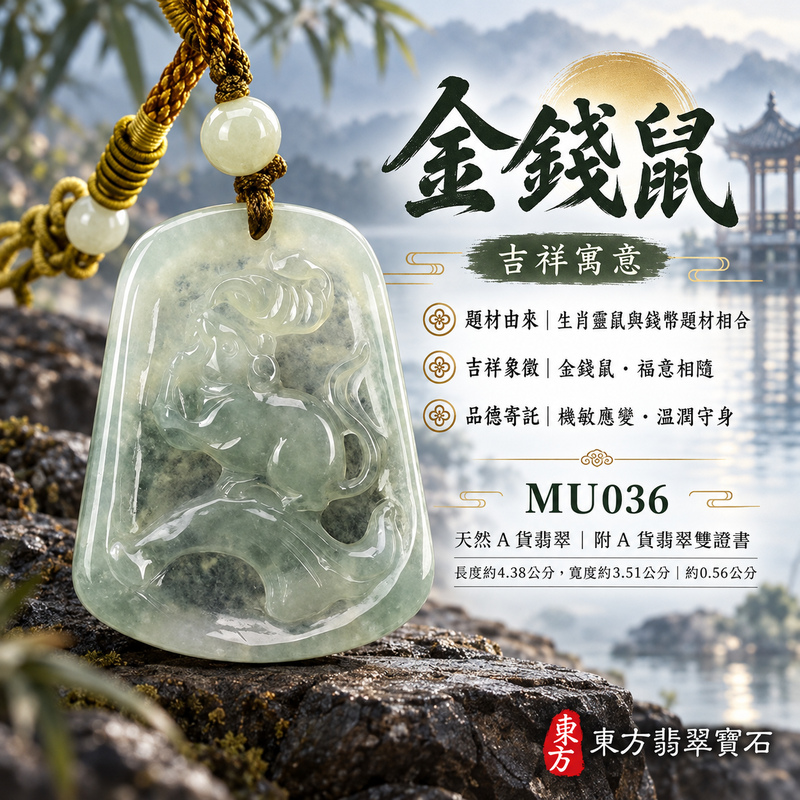 已售出可訂做|翡翠生肖鼠項鍊玉珮|靈巧機敏・福祿豐足・家業興旺・福運相隨・平安吉祥|天然A貨翡翠・緬甸玉・糯冰種|金錢鼠|鼠玉珮・鼠玉墜・鼠吊墜・翡翠鼠牌・鼠項鍊・緬甸玉項鍊・A貨翡翠項鍊|MU036|男女翡翠項鍊・送禮收藏|客製化訂做翡翠鼠玉珮、翡翠鼠玉墜、翡翠鼠吊墜、翡翠鼠項鍊|附A貨翡翠雙證書・東方翡翠寶石 已售出可訂做|翡翠生肖鼠項鍊玉珮|靈巧機敏・福祿豐足・家業興旺・福運相隨・平安吉祥|天然A貨翡翠・緬甸玉・糯冰種|金錢鼠|鼠玉珮・鼠玉墜・鼠吊墜・翡翠鼠牌・鼠項鍊・緬甸玉項鍊・A貨翡翠項鍊|MU036|男女翡翠項鍊・送禮收藏|客製化訂做翡翠鼠玉珮、翡翠鼠玉墜、翡翠鼠吊墜、翡翠鼠項鍊|附A貨翡翠雙證書・東方翡翠寶石