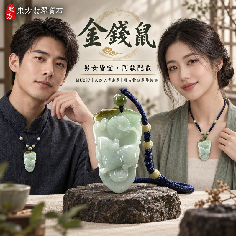 已售出可訂做|翡翠生肖鼠項鍊玉珮|靈巧機敏・福祿豐足・家業興旺・福運相隨・平安吉祥|天然A貨翡翠・緬甸玉・淺綠・糯種|金錢鼠|鼠玉珮・鼠玉墜・鼠吊墜・翡翠鼠牌・鼠項鍊・緬甸玉項鍊・A貨翡翠項鍊|MU037|男女翡翠項鍊・送禮收藏|客製化訂做翡翠鼠玉珮、翡翠鼠玉墜、翡翠鼠吊墜、翡翠鼠項鍊|附A貨翡翠雙證書・東方翡翠寶石 已售出可訂做|翡翠生肖鼠項鍊玉珮|靈巧機敏・福祿豐足・家業興旺・福運相隨・平安吉祥|天然A貨翡翠・緬甸玉・淺綠・糯種|金錢鼠|鼠玉珮・鼠玉墜・鼠吊墜・翡翠鼠牌・鼠項鍊・緬甸玉項鍊・A貨翡翠項鍊|MU037|男女翡翠項鍊・送禮收藏|客製化訂做翡翠鼠玉珮、翡翠鼠玉墜、翡翠鼠吊墜、翡翠鼠項鍊|附A貨翡翠雙證書・東方翡翠寶石