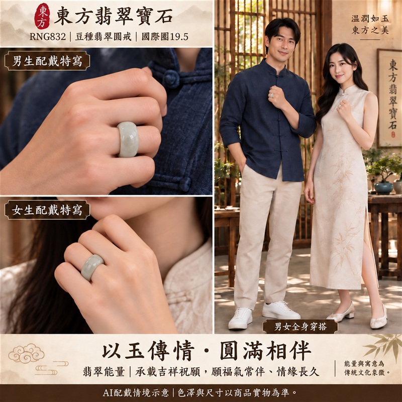 A貨緬甸天然翡翠戒指|豆種翡翠圓戒 國際圍19.5|豆種晶粒質感 自然玉石紋理 樸實典雅的東方玉飾風格|圓形戒身寄寓圓滿和合、平安順遂、吉祥如意、福氣常伴與情緣長久|翡翠玉戒 緬甸玉戒指 圓戒 版指戒 版戒指 板指戒|日常佩戴 自用收藏 生日贈禮 紀念日心意 結婚戒指與情侶對戒選款|可客製化訂做各式翡翠戒指、吊墜、玉珮與項鍊|RNG832|附A貨翡翠雙證書2 A貨緬甸天然翡翠戒指|豆種翡翠圓戒 國際圍19.5|豆種晶粒質感 自然玉石紋理 樸實典雅的東方玉飾風格|圓形戒身寄寓圓滿和合、平安順遂、吉祥如意、福氣常伴與情緣長久|翡翠玉戒 緬甸玉戒指 圓戒 版指戒 版戒指 板指戒|日常佩戴 自用收藏 生日贈禮 紀念日心意 結婚戒指與情侶對戒選款|可客製化訂做各式翡翠戒指、吊墜、玉珮與項鍊|RNG832|附A貨翡翠雙證書2