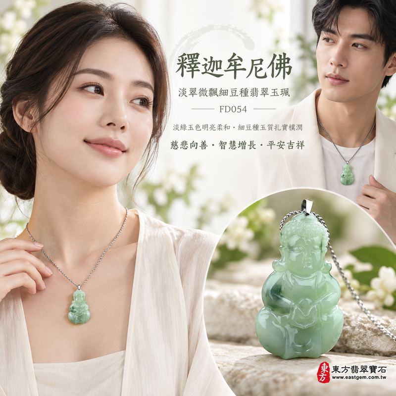 淡翠微飄細豆種釋迦牟尼佛翡翠玉珮|FD054|佛祖天然A貨緬甸玉項鍊吊墜・淡綠玉色明亮柔和・細豆種玉質扎實樸潤・內裡天然深綠微飄花增添玉韻層次・佛祖結法印持珠神態沉靜|寓意慈悲向善、智慧增長、福慧雙修、清淨守心、善念相伴、沉穩自省、心境平和、平安吉祥|可客製訂做各式翡翠釋迦牟尼佛吊墜玉珮項鍊|附A貨翡翠雙證書2 淡翠微飄細豆種釋迦牟尼佛翡翠玉珮|FD054|佛祖天然A貨緬甸玉項鍊吊墜・淡綠玉色明亮柔和・細豆種玉質扎實樸潤・內裡天然深綠微飄花增添玉韻層次・佛祖結法印持珠神態沉靜|寓意慈悲向善、智慧增長、福慧雙修、清淨守心、善念相伴、沉穩自省、心境平和、平安吉祥|可客製訂做各式翡翠釋迦牟尼佛吊墜玉珮項鍊|附A貨翡翠雙證書2