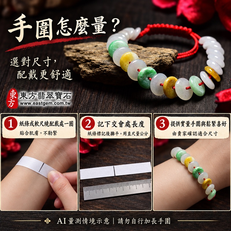 三彩金錢珠翡翠手鍊、三彩金錢珠緬甸玉手鍊｜白綠黃三彩翡翠金錢珠、珠徑約10mm扁圓造型、中央穿孔、溫潤光澤、自然玉石紋理、紅色編繩搭配｜紅繩繫福、招財納福、富足喜悅、平安和諧、圓滿順心吉祥寓意｜男女日常配戴、生日紀念送禮、自戴珍藏｜客製化翡翠手鍊、翡翠手珠、翡翠珠串、翡翠珠子、緬甸玉手鍊、緬甸玉珠串與緬甸玉珠子搭配設計｜附A貨翡翠雙證書｜OME005-2