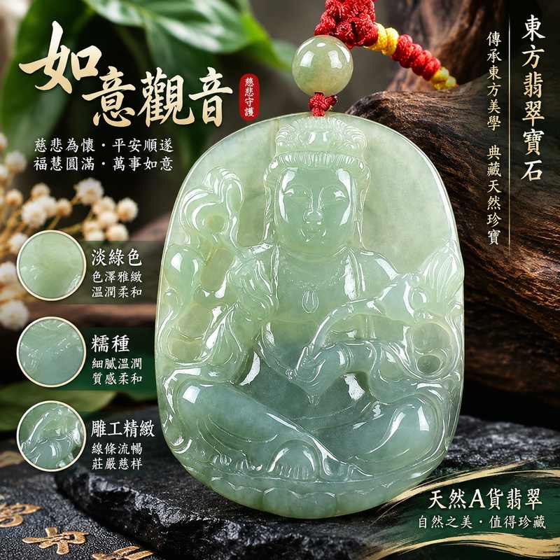 淡綠色糯種如意觀音觀世音菩薩翡翠玉珮玉墜 I 慈悲守護平安吉祥福慧圓滿溫潤典雅觀音項鍊 GY1092 日常佩戴送禮收藏皆宜 I 緬甸A貨翡翠觀世音菩薩如意觀音玉珮吊墜 I 土木五行文化寓意客製化訂做男女皆宜附雙證書東方翡翠寶石安心選購1 淡綠色糯種如意觀音觀世音菩薩翡翠玉珮玉墜 I 慈悲守護平安吉祥福慧圓滿溫潤典雅觀音項鍊 GY1092 日常佩戴送禮收藏皆宜 I 緬甸A貨翡翠觀世音菩薩如意觀音玉珮吊墜 I 土木五行文化寓意客製化訂做男女皆宜附雙證書東方翡翠寶石安心選購1