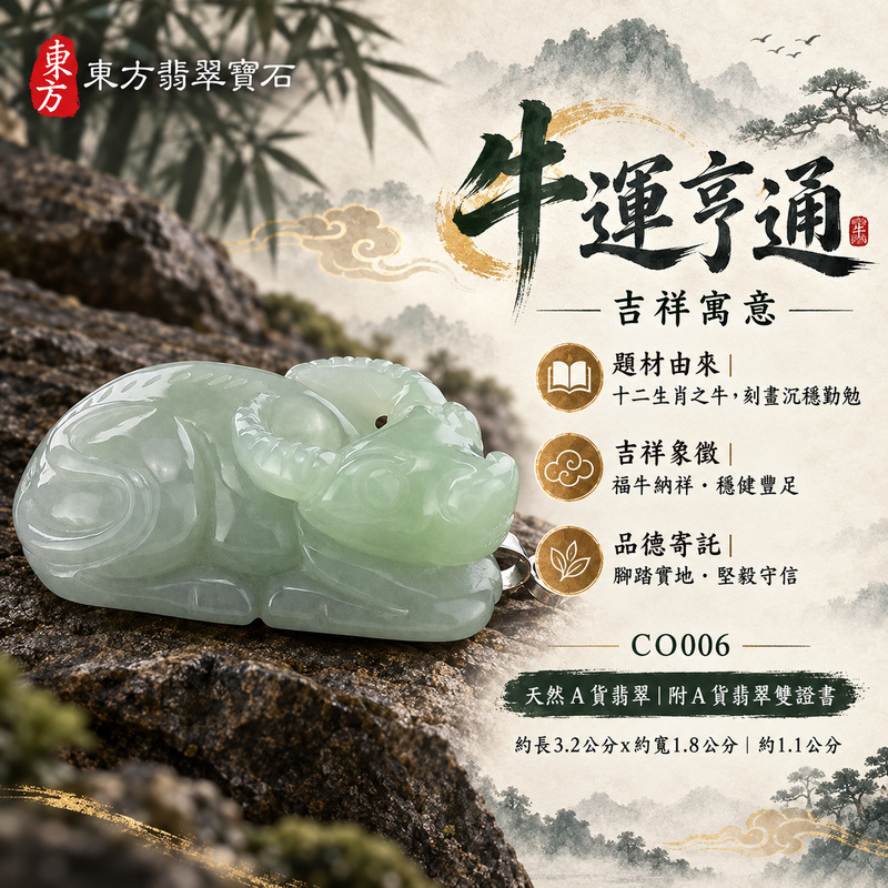 已售出可訂做|翡翠生肖牛項鍊玉珮|勤勉踏實・穩健進取・事業有成・福運相隨・平安吉祥|天然A貨翡翠・緬甸玉・細豆種|牛運亨通|牛玉珮・牛玉墜・牛吊墜・翡翠牛牌・牛項鍊・緬甸玉項鍊・A貨翡翠項鍊|CO006|男女翡翠項鍊・送禮收藏|客製化訂做翡翠牛玉珮、翡翠牛玉墜、翡翠牛吊墜、翡翠牛項鍊|附A貨翡翠雙證書・東方翡翠寶石 已售出可訂做|翡翠生肖牛項鍊玉珮|勤勉踏實・穩健進取・事業有成・福運相隨・平安吉祥|天然A貨翡翠・緬甸玉・細豆種|牛運亨通|牛玉珮・牛玉墜・牛吊墜・翡翠牛牌・牛項鍊・緬甸玉項鍊・A貨翡翠項鍊|CO006|男女翡翠項鍊・送禮收藏|客製化訂做翡翠牛玉珮、翡翠牛玉墜、翡翠牛吊墜、翡翠牛項鍊|附A貨翡翠雙證書・東方翡翠寶石