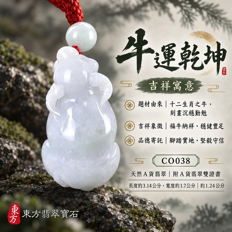 已售出可訂做|翡翠生肖牛項鍊玉珮|勤勉踏實・穩健進取・事業有成・福運相隨・平安吉祥|天然A貨翡翠・緬甸玉・淡綠・糯種|牛運乾坤|牛玉珮・牛玉墜・牛吊墜・翡翠牛牌・牛項鍊・緬甸玉項鍊・A貨翡翠項鍊|CO038|男女翡翠項鍊・送禮收藏|客製化訂做翡翠牛玉珮、翡翠牛玉墜、翡翠牛吊墜、翡翠牛項鍊|附A貨翡翠雙證書・東方翡翠寶石 已售出可訂做|翡翠生肖牛項鍊玉珮|勤勉踏實・穩健進取・事業有成・福運相隨・平安吉祥|天然A貨翡翠・緬甸玉・淡綠・糯種|牛運乾坤|牛玉珮・牛玉墜・牛吊墜・翡翠牛牌・牛項鍊・緬甸玉項鍊・A貨翡翠項鍊|CO038|男女翡翠項鍊・送禮收藏|客製化訂做翡翠牛玉珮、翡翠牛玉墜、翡翠牛吊墜、翡翠牛項鍊|附A貨翡翠雙證書・東方翡翠寶石