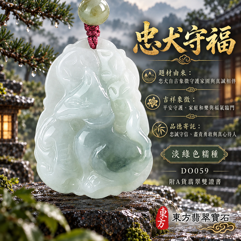 翡翠生肖狗項鍊玉珮|忠誠守護・旺家納福・事業順遂・福運相隨・平安吉祥|天然A貨翡翠・緬甸玉・淡綠色・糯種|狗來富貴|狗玉珮・狗玉墜・狗吊墜・翡翠狗牌・狗項鍊・緬甸玉項鍊・A貨翡翠項鍊|DO059|男女翡翠項鍊・送禮收藏|客製化訂做翡翠狗玉珮、翡翠狗玉墜、翡翠狗吊墜、翡翠狗項鍊|附A貨翡翠雙證書・東方翡翠寶石 翡翠生肖狗項鍊玉珮|忠誠守護・旺家納福・事業順遂・福運相隨・平安吉祥|天然A貨翡翠・緬甸玉・淡綠色・糯種|狗來富貴|狗玉珮・狗玉墜・狗吊墜・翡翠狗牌・狗項鍊・緬甸玉項鍊・A貨翡翠項鍊|DO059|男女翡翠項鍊・送禮收藏|客製化訂做翡翠狗玉珮、翡翠狗玉墜、翡翠狗吊墜、翡翠狗項鍊|附A貨翡翠雙證書・東方翡翠寶石