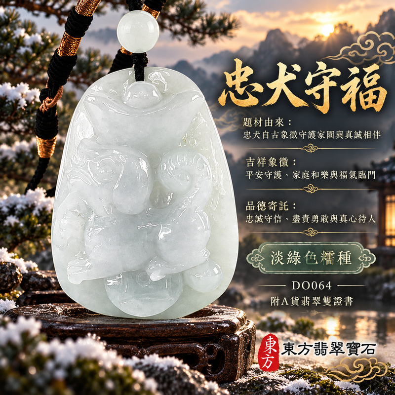 翡翠生肖狗項鍊玉珮|忠誠守護・旺家納福・事業順遂・福運相隨・平安吉祥|天然A貨翡翠・緬甸玉・淡綠色・糯種|狗來富貴|狗玉珮・狗玉墜・狗吊墜・翡翠狗牌・狗項鍊・緬甸玉項鍊・A貨翡翠項鍊|DO064|男女翡翠項鍊・送禮收藏|客製化訂做翡翠狗玉珮、翡翠狗玉墜、翡翠狗吊墜、翡翠狗項鍊|附A貨翡翠雙證書・東方翡翠寶石 翡翠生肖狗項鍊玉珮|忠誠守護・旺家納福・事業順遂・福運相隨・平安吉祥|天然A貨翡翠・緬甸玉・淡綠色・糯種|狗來富貴|狗玉珮・狗玉墜・狗吊墜・翡翠狗牌・狗項鍊・緬甸玉項鍊・A貨翡翠項鍊|DO064|男女翡翠項鍊・送禮收藏|客製化訂做翡翠狗玉珮、翡翠狗玉墜、翡翠狗吊墜、翡翠狗項鍊|附A貨翡翠雙證書・東方翡翠寶石