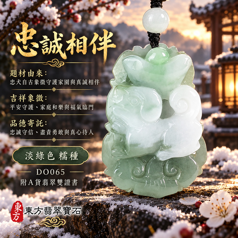 翡翠生肖狗項鍊玉珮|忠誠守護・旺家納福・事業順遂・福運相隨・平安吉祥|天然A貨翡翠・緬甸玉・淡綠色・糯種|狗來富貴|狗玉珮・狗玉墜・狗吊墜・翡翠狗牌・狗項鍊・緬甸玉項鍊・A貨翡翠項鍊|DO065|男女翡翠項鍊・送禮收藏|客製化訂做翡翠狗玉珮、翡翠狗玉墜、翡翠狗吊墜、翡翠狗項鍊|附A貨翡翠雙證書・東方翡翠寶石 翡翠生肖狗項鍊玉珮|忠誠守護・旺家納福・事業順遂・福運相隨・平安吉祥|天然A貨翡翠・緬甸玉・淡綠色・糯種|狗來富貴|狗玉珮・狗玉墜・狗吊墜・翡翠狗牌・狗項鍊・緬甸玉項鍊・A貨翡翠項鍊|DO065|男女翡翠項鍊・送禮收藏|客製化訂做翡翠狗玉珮、翡翠狗玉墜、翡翠狗吊墜、翡翠狗項鍊|附A貨翡翠雙證書・東方翡翠寶石