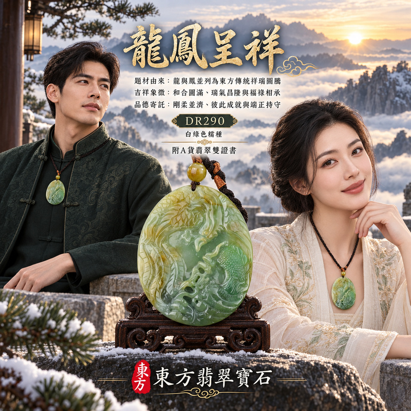 翡翠龍鳳項鍊玉珮|龍鳳呈祥・和合圓滿・富貴吉祥・前程光明・平安順遂|天然A貨翡翠・緬甸玉・白綠色・糯種|龍鳳呈祥|龍鳳玉珮・龍鳳玉墜・龍鳳吊墜・翡翠龍鳳牌・龍鳳項鍊・緬甸玉項鍊・A貨翡翠項鍊|DR290|男女翡翠項鍊・送禮收藏|客製化訂做翡翠龍鳳玉珮、翡翠龍鳳玉墜、翡翠龍鳳吊墜、翡翠龍鳳項鍊|附A貨翡翠雙證書・東方翡翠寶石 翡翠龍鳳項鍊玉珮|龍鳳呈祥・和合圓滿・富貴吉祥・前程光明・平安順遂|天然A貨翡翠・緬甸玉・白綠色・糯種|龍鳳呈祥|龍鳳玉珮・龍鳳玉墜・龍鳳吊墜・翡翠龍鳳牌・龍鳳項鍊・緬甸玉項鍊・A貨翡翠項鍊|DR290|男女翡翠項鍊・送禮收藏|客製化訂做翡翠龍鳳玉珮、翡翠龍鳳玉墜、翡翠龍鳳吊墜、翡翠龍鳳項鍊|附A貨翡翠雙證書・東方翡翠寶石