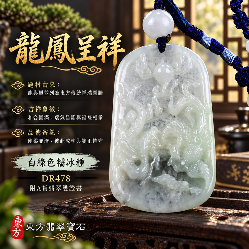 翡翠龍鳳項鍊玉珮|龍鳳呈祥・和合圓滿・富貴吉祥・前程光明・平安順遂|天然A貨翡翠・緬甸玉・白綠色・糯冰種|龍鳳呈祥|龍鳳玉珮・龍鳳玉墜・龍鳳吊墜・翡翠龍鳳牌・龍鳳項鍊・緬甸玉項鍊・A貨翡翠項鍊|DR478|男女翡翠項鍊・送禮收藏|客製化訂做翡翠龍鳳玉珮、翡翠龍鳳玉墜、翡翠龍鳳吊墜、翡翠龍鳳項鍊|附A貨翡翠雙證書・東方翡翠寶石 翡翠龍鳳項鍊玉珮|龍鳳呈祥・和合圓滿・富貴吉祥・前程光明・平安順遂|天然A貨翡翠・緬甸玉・白綠色・糯冰種|龍鳳呈祥|龍鳳玉珮・龍鳳玉墜・龍鳳吊墜・翡翠龍鳳牌・龍鳳項鍊・緬甸玉項鍊・A貨翡翠項鍊|DR478|男女翡翠項鍊・送禮收藏|客製化訂做翡翠龍鳳玉珮、翡翠龍鳳玉墜、翡翠龍鳳吊墜、翡翠龍鳳項鍊|附A貨翡翠雙證書・東方翡翠寶石