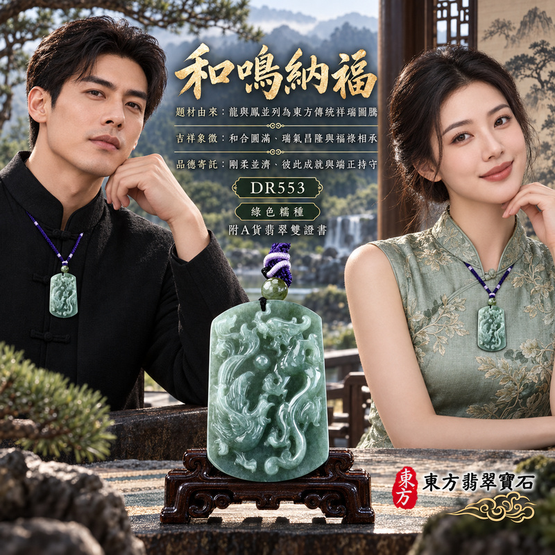 翡翠龍鳳項鍊玉珮|龍鳳呈祥・和合圓滿・富貴吉祥・前程光明・平安順遂|天然A貨翡翠・緬甸玉・綠色・糯種|龍鳳呈祥|龍鳳玉珮・龍鳳玉墜・龍鳳吊墜・翡翠龍鳳牌・龍鳳項鍊・緬甸玉項鍊・A貨翡翠項鍊|DR553|男女翡翠項鍊・送禮收藏|客製化訂做翡翠龍鳳玉珮、翡翠龍鳳玉墜、翡翠龍鳳吊墜、翡翠龍鳳項鍊|附A貨翡翠雙證書・東方翡翠寶石 翡翠龍鳳項鍊玉珮|龍鳳呈祥・和合圓滿・富貴吉祥・前程光明・平安順遂|天然A貨翡翠・緬甸玉・綠色・糯種|龍鳳呈祥|龍鳳玉珮・龍鳳玉墜・龍鳳吊墜・翡翠龍鳳牌・龍鳳項鍊・緬甸玉項鍊・A貨翡翠項鍊|DR553|男女翡翠項鍊・送禮收藏|客製化訂做翡翠龍鳳玉珮、翡翠龍鳳玉墜、翡翠龍鳳吊墜、翡翠龍鳳項鍊|附A貨翡翠雙證書・東方翡翠寶石