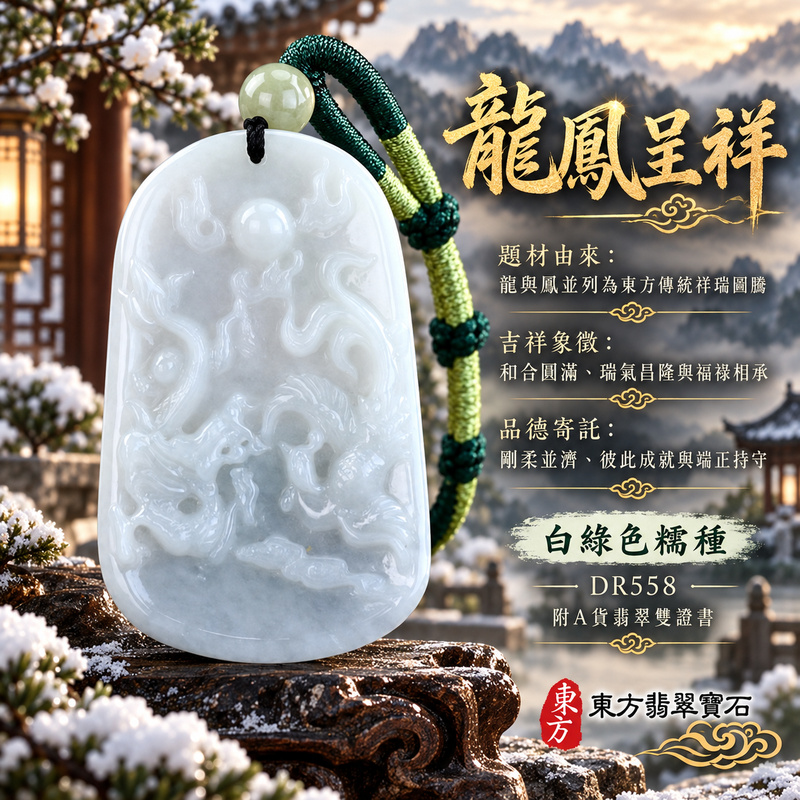 翡翠龍鳳項鍊玉珮|龍鳳呈祥・和合圓滿・富貴吉祥・前程光明・平安順遂|天然A貨翡翠・緬甸玉・白綠色・糯種|龍鳳呈祥|龍鳳玉珮・龍鳳玉墜・龍鳳吊墜・翡翠龍鳳牌・龍鳳項鍊・緬甸玉項鍊・A貨翡翠項鍊|DR558|男女翡翠項鍊・送禮收藏|客製化訂做翡翠龍鳳玉珮、翡翠龍鳳玉墜、翡翠龍鳳吊墜、翡翠龍鳳項鍊|附A貨翡翠雙證書・東方翡翠寶石 翡翠龍鳳項鍊玉珮|龍鳳呈祥・和合圓滿・富貴吉祥・前程光明・平安順遂|天然A貨翡翠・緬甸玉・白綠色・糯種|龍鳳呈祥|龍鳳玉珮・龍鳳玉墜・龍鳳吊墜・翡翠龍鳳牌・龍鳳項鍊・緬甸玉項鍊・A貨翡翠項鍊|DR558|男女翡翠項鍊・送禮收藏|客製化訂做翡翠龍鳳玉珮、翡翠龍鳳玉墜、翡翠龍鳳吊墜、翡翠龍鳳項鍊|附A貨翡翠雙證書・東方翡翠寶石