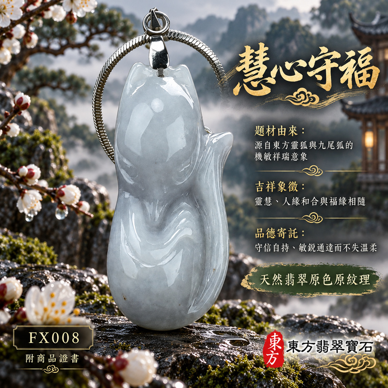 已售出可訂做|翡翠狐狸項鍊玉珮|靈巧敏銳・智慧圓融・和合順遂・福運相隨・平安吉祥|天然A貨翡翠・緬甸玉・紫羅蘭・糯種|狐狸|狐狸玉珮・狐狸玉墜・狐狸吊墜・翡翠狐狸牌・狐狸項鍊・緬甸玉項鍊・A貨翡翠項鍊|FX008|男女翡翠項鍊・送禮收藏|客製化訂做翡翠狐狸玉珮、翡翠狐狸玉墜、翡翠狐狸吊墜、翡翠狐狸項鍊|附A貨翡翠雙證書・東方翡翠寶石 已售出可訂做|翡翠狐狸項鍊玉珮|靈巧敏銳・智慧圓融・和合順遂・福運相隨・平安吉祥|天然A貨翡翠・緬甸玉・紫羅蘭・糯種|狐狸|狐狸玉珮・狐狸玉墜・狐狸吊墜・翡翠狐狸牌・狐狸項鍊・緬甸玉項鍊・A貨翡翠項鍊|FX008|男女翡翠項鍊・送禮收藏|客製化訂做翡翠狐狸玉珮、翡翠狐狸玉墜、翡翠狐狸吊墜、翡翠狐狸項鍊|附A貨翡翠雙證書・東方翡翠寶石