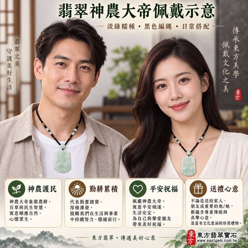 (已出售勿下標,可訂做)|翡翠神農大帝玉珮項鍊吊墜|五穀先帝護佑・農業豐收・醫藥平安・福壽安康・勤勉守成・善念相隨・淡綠糯種緬甸玉・A貨翡翠・神農大帝人物雕刻・黑色編繩配珠・緬甸玉神農大帝玉墜・KN030・客製化訂做服務・送禮首選・附雙證書2 (已出售勿下標,可訂做)|翡翠神農大帝玉珮項鍊吊墜|五穀先帝護佑・農業豐收・醫藥平安・福壽安康・勤勉守成・善念相隨・淡綠糯種緬甸玉・A貨翡翠・神農大帝人物雕刻・黑色編繩配珠・緬甸玉神農大帝玉墜・KN030・客製化訂做服務・送禮首選・附雙證書2