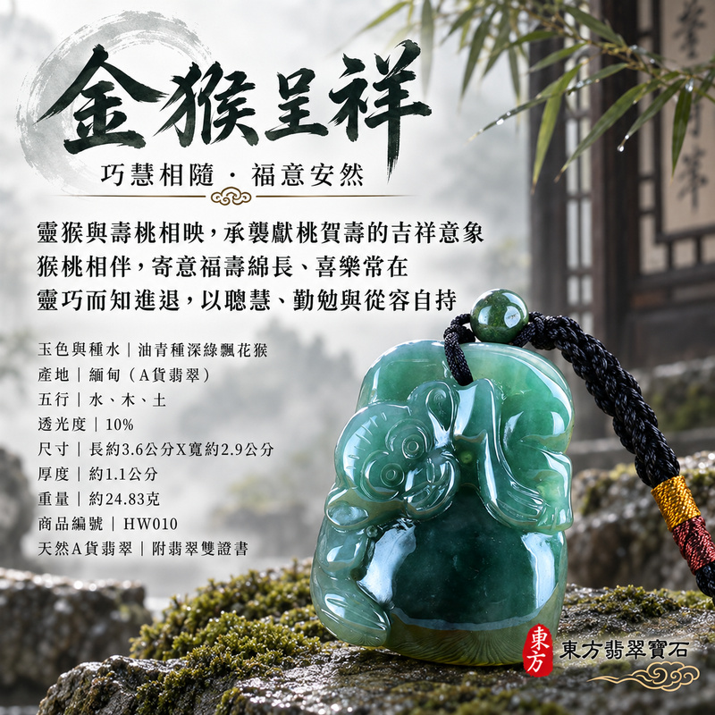 已售出可訂做|翡翠生肖猴項鍊玉珮|聰慧靈巧・積極進取・福運相隨・前程順遂・平安吉祥・福壽安康・封侯進祿|天然A貨翡翠・緬甸玉・油青・深綠・油青種・飄花|猴運亨通,猴抱壽桃|猴玉珮・猴玉墜・猴吊墜・翡翠猴牌・猴項鍊・緬甸玉項鍊・A貨翡翠項鍊|HW010|男女翡翠項鍊・送禮收藏|客製化訂做翡翠猴玉珮、翡翠猴玉墜、翡翠猴吊墜、翡翠猴項鍊|附A貨翡翠雙證書・東方翡翠寶石 已售出可訂做|翡翠生肖猴項鍊玉珮|聰慧靈巧・積極進取・福運相隨・前程順遂・平安吉祥・福壽安康・封侯進祿|天然A貨翡翠・緬甸玉・油青・深綠・油青種・飄花|猴運亨通,猴抱壽桃|猴玉珮・猴玉墜・猴吊墜・翡翠猴牌・猴項鍊・緬甸玉項鍊・A貨翡翠項鍊|HW010|男女翡翠項鍊・送禮收藏|客製化訂做翡翠猴玉珮、翡翠猴玉墜、翡翠猴吊墜、翡翠猴項鍊|附A貨翡翠雙證書・東方翡翠寶石