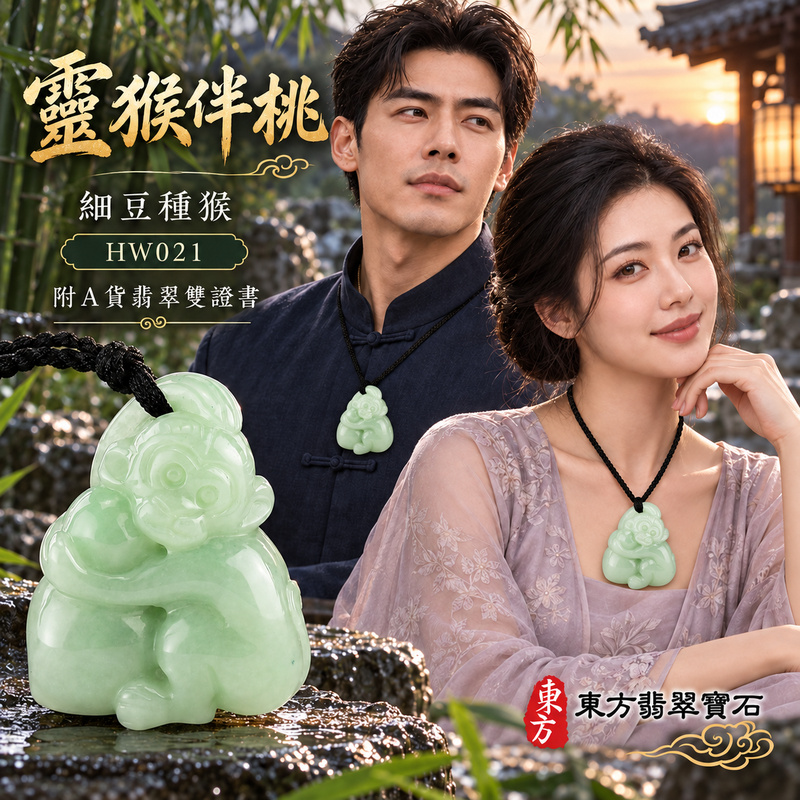 已售出可訂做|翡翠生肖猴項鍊玉珮|聰慧靈巧・積極進取・福運相隨・前程順遂・平安吉祥・福壽安康・封侯進祿|天然A貨翡翠・緬甸玉・細豆種|猴運亨通,猴抱壽桃|猴玉珮・猴玉墜・猴吊墜・翡翠猴牌・猴項鍊・緬甸玉項鍊・A貨翡翠項鍊|HW021|男女翡翠項鍊・送禮收藏|客製化訂做翡翠猴玉珮、翡翠猴玉墜、翡翠猴吊墜、翡翠猴項鍊|附A貨翡翠雙證書・東方翡翠寶石 已售出可訂做|翡翠生肖猴項鍊玉珮|聰慧靈巧・積極進取・福運相隨・前程順遂・平安吉祥・福壽安康・封侯進祿|天然A貨翡翠・緬甸玉・細豆種|猴運亨通,猴抱壽桃|猴玉珮・猴玉墜・猴吊墜・翡翠猴牌・猴項鍊・緬甸玉項鍊・A貨翡翠項鍊|HW021|男女翡翠項鍊・送禮收藏|客製化訂做翡翠猴玉珮、翡翠猴玉墜、翡翠猴吊墜、翡翠猴項鍊|附A貨翡翠雙證書・東方翡翠寶石