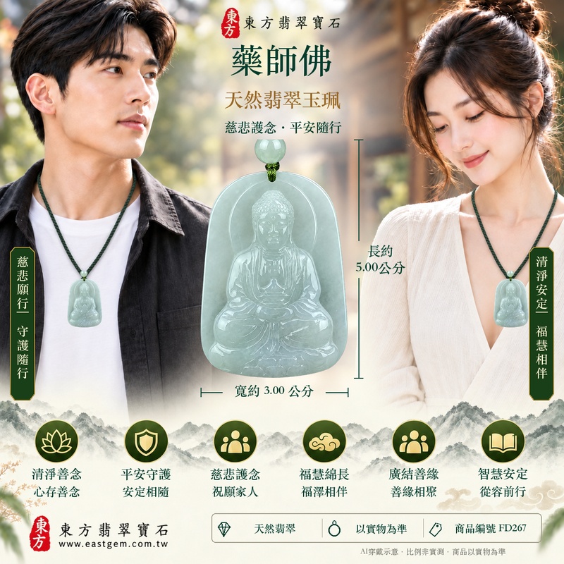翡翠藥師佛項鍊玉珮|孝親感恩・平安守護・福澤綿長・正氣安定・貴人相助|天然翡翠淡綠糯種藥師佛|緬甸玉藥師佛玉墜 FD267|客製化訂做|附A貨翡翠證書及店家保證書2 翡翠藥師佛項鍊玉珮|孝親感恩・平安守護・福澤綿長・正氣安定・貴人相助|天然翡翠淡綠糯種藥師佛|緬甸玉藥師佛玉墜 FD267|客製化訂做|附A貨翡翠證書及店家保證書2