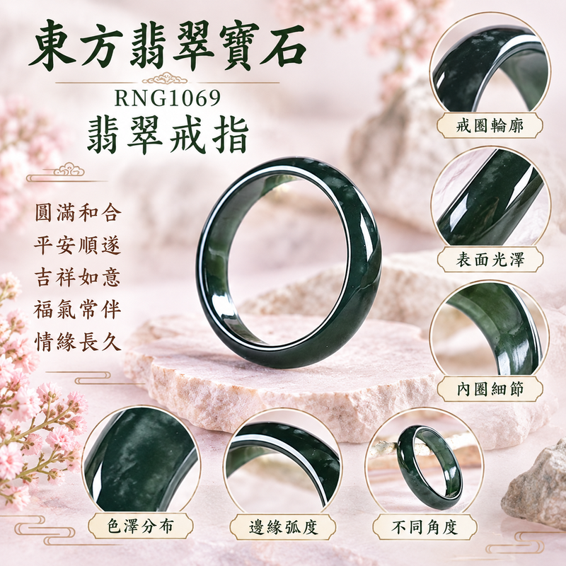 深綠油青種翡翠平口戒|RNG1069|綠天然色澤・色塊・素面圓環戒身・沉穩油潤光澤|簡約中性翡翠玉戒、男女日常配戴、單戴疊搭與東方玉飾收藏|深綠油青種翡翠戒環・天然玉戒指・附鑑定證書|東方翡翠寶石專賣店 1 深綠油青種翡翠平口戒|RNG1069|綠天然色澤・色塊・素面圓環戒身・沉穩油潤光澤|簡約中性翡翠玉戒、男女日常配戴、單戴疊搭與東方玉飾收藏|深綠油青種翡翠戒環・天然玉戒指・附鑑定證書|東方翡翠寶石專賣店 1