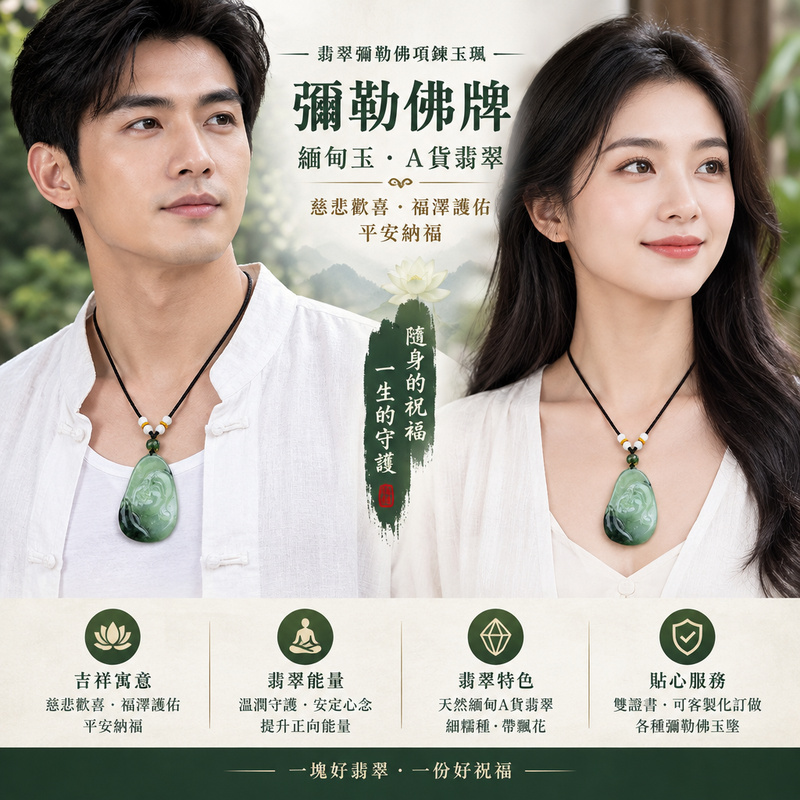 翡翠彌勒佛項鍊玉珮|彌勒佛牌・緬甸玉彌勒佛玉墜吊墜|A貨翡翠細糯種・帶飄花・彌勒佛雕刻|慈悲歡喜・福澤護佑・平安納福|ML053|附A貨翡翠雙證書・可客製化訂做各種翡翠彌勒佛吊墜玉珮項鍊2 翡翠彌勒佛項鍊玉珮|彌勒佛牌・緬甸玉彌勒佛玉墜吊墜|A貨翡翠細糯種・帶飄花・彌勒佛雕刻|慈悲歡喜・福澤護佑・平安納福|ML053|附A貨翡翠雙證書・可客製化訂做各種翡翠彌勒佛吊墜玉珮項鍊2