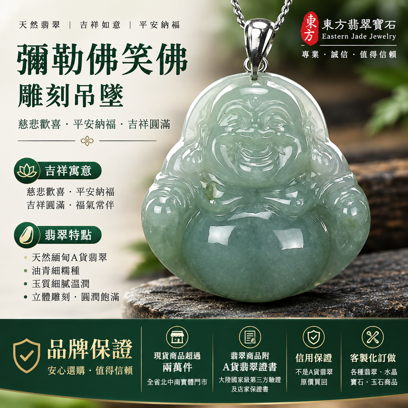 彌勒佛笑佛雕刻吊墜|彌勒佛佛像掛墜・笑佛造型|淡綠色立體雕刻・圓潤厚實|慈悲歡喜・平安納福・吉祥圓滿|ML123|可客製化訂做彌勒佛吊墜1 彌勒佛笑佛雕刻吊墜|彌勒佛佛像掛墜・笑佛造型|淡綠色立體雕刻・圓潤厚實|慈悲歡喜・平安納福・吉祥圓滿|ML123|可客製化訂做彌勒佛吊墜1
