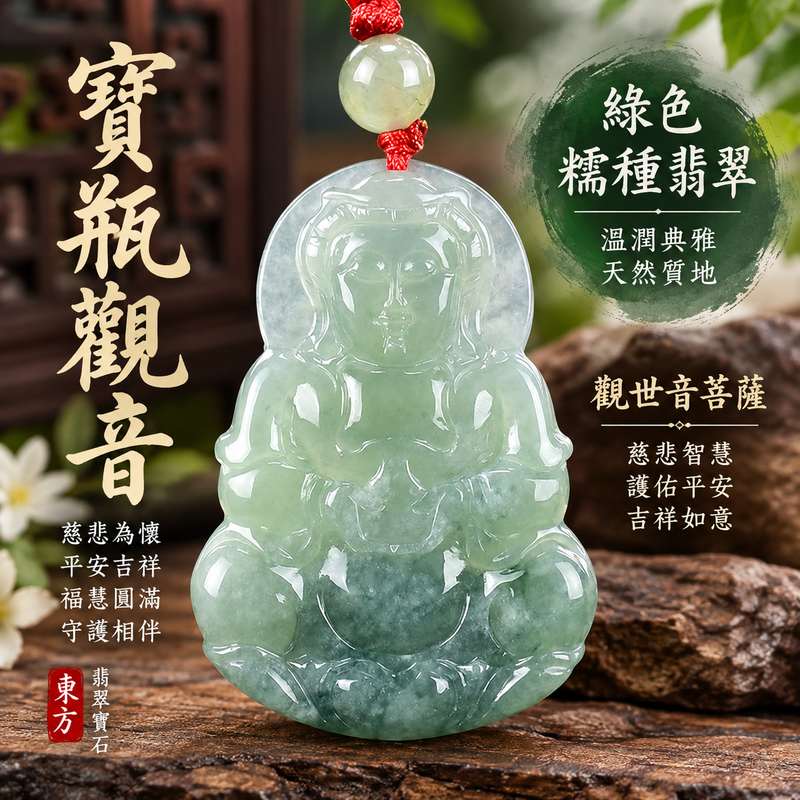 綠色糯種寶瓶觀音觀世音菩薩翡翠玉珮 I 慈悲守護平安吉祥圓滿如意寶瓶文化寓意 I 綠色天然玉質溫潤典雅 GY779 日常佩戴祝福送禮收藏皆宜 I 緬甸A貨翡翠觀世音菩薩玉珮 I 寶瓶觀音慈悲智慧祥和守護傳統玉文化吉祥象徵 I 附雙證書天然翡翠玉珮安心選購珍藏傳承1 綠色糯種寶瓶觀音觀世音菩薩翡翠玉珮 I 慈悲守護平安吉祥圓滿如意寶瓶文化寓意 I 綠色天然玉質溫潤典雅 GY779 日常佩戴祝福送禮收藏皆宜 I 緬甸A貨翡翠觀世音菩薩玉珮 I 寶瓶觀音慈悲智慧祥和守護傳統玉文化吉祥象徵 I 附雙證書天然翡翠玉珮安心選購珍藏傳承1
