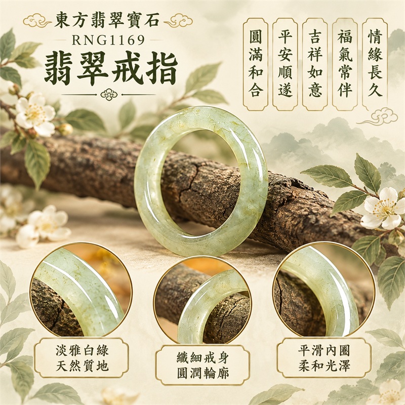 油青翡翠平口戒|RNG1169|白綠天然色澤・天然玉石紋理・素面圓環戒身・沉穩油潤光澤|清雅翡翠玉戒、女性日常配戴、生日紀念送禮與天然玉石收藏|油青翡翠戒環・天然玉戒指・附鑑定證書|東方翡翠寶石專賣店 1 油青翡翠平口戒|RNG1169|白綠天然色澤・天然玉石紋理・素面圓環戒身・沉穩油潤光澤|清雅翡翠玉戒、女性日常配戴、生日紀念送禮與天然玉石收藏|油青翡翠戒環・天然玉戒指・附鑑定證書|東方翡翠寶石專賣店 1