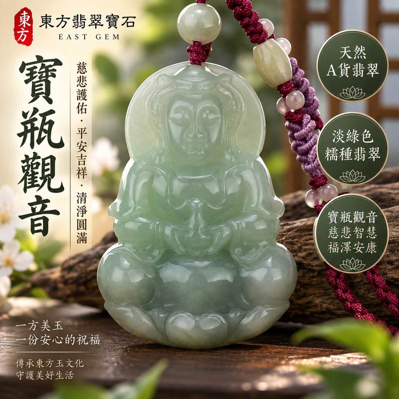 (已出售勿下標,可訂做)淡綠色糯種寶瓶觀音觀世音菩薩翡翠玉珮 I 慈悲護佑平安吉祥清淨圓滿 GY400 溫潤淡綠色澤展現糯種翡翠雅緻質感與東方玉文化祝福 I 緬甸A貨翡翠觀世音菩薩玉珮附雙證書 I 寶瓶象徵清淨福澤慈悲智慧守護安康適合日常佩戴祈福收藏送禮並可客製化訂做觀音吊墜玉珮項鍊1 (已出售勿下標,可訂做)淡綠色糯種寶瓶觀音觀世音菩薩翡翠玉珮 I 慈悲護佑平安吉祥清淨圓滿 GY400 溫潤淡綠色澤展現糯種翡翠雅緻質感與東方玉文化祝福 I 緬甸A貨翡翠觀世音菩薩玉珮附雙證書 I 寶瓶象徵清淨福澤慈悲智慧守護安康適合日常佩戴祈福收藏送禮並可客製化訂做觀音吊墜玉珮項鍊1