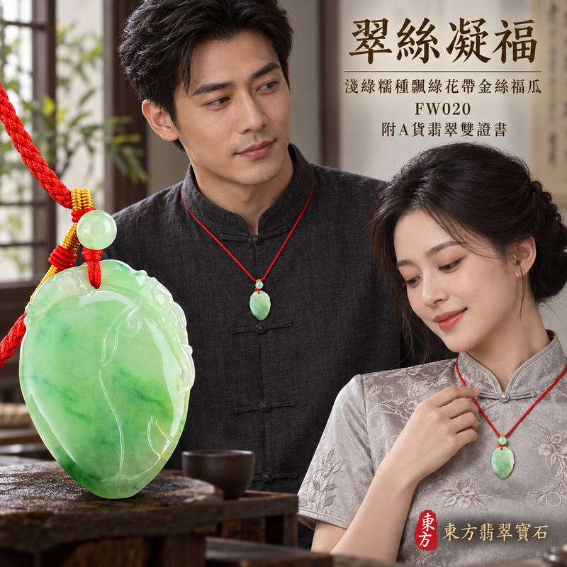 翡翠福瓜項鍊玉珮|福氣綿延・豐收圓滿・吉祥安泰|天然A貨翡翠・緬甸玉・糯種・淺綠・飄綠花|福運連綿|福瓜玉珮・福瓜玉墜・福瓜吊墜・福瓜項鍊|FW020|客製化訂做福瓜玉珮、福瓜玉墜、福瓜吊墜、福瓜項鍊|附A貨翡翠雙證書 翡翠福瓜項鍊玉珮|福氣綿延・豐收圓滿・吉祥安泰|天然A貨翡翠・緬甸玉・糯種・淺綠・飄綠花|福運連綿|福瓜玉珮・福瓜玉墜・福瓜吊墜・福瓜項鍊|FW020|客製化訂做福瓜玉珮、福瓜玉墜、福瓜吊墜、福瓜項鍊|附A貨翡翠雙證書