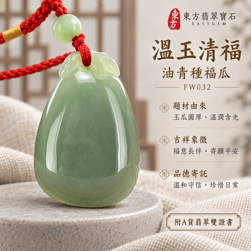 已售出可訂做|翡翠福瓜項鍊玉珮|福氣綿延・豐收圓滿・吉祥安泰|天然A貨翡翠・緬甸玉・油青種|福運連綿|福瓜玉珮・福瓜玉墜・福瓜吊墜・福瓜項鍊|FW032|客製化訂做福瓜玉珮、福瓜玉墜、福瓜吊墜、福瓜項鍊|附A貨翡翠雙證書 已售出可訂做|翡翠福瓜項鍊玉珮|福氣綿延・豐收圓滿・吉祥安泰|天然A貨翡翠・緬甸玉・油青種|福運連綿|福瓜玉珮・福瓜玉墜・福瓜吊墜・福瓜項鍊|FW032|客製化訂做福瓜玉珮、福瓜玉墜、福瓜吊墜、福瓜項鍊|附A貨翡翠雙證書