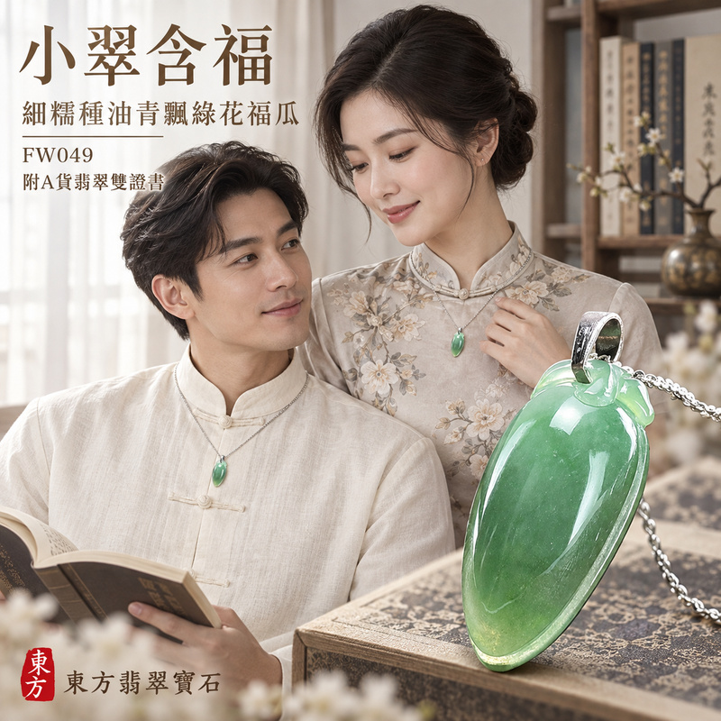 翡翠福瓜項鍊玉珮|福氣綿延・豐收圓滿・吉祥安泰|天然A貨翡翠・緬甸玉・細糯種・油青・飄綠花|福運連綿|福瓜玉珮・福瓜玉墜・福瓜吊墜・福瓜項鍊|FW049|客製化訂做福瓜玉珮、福瓜玉墜、福瓜吊墜、福瓜項鍊|附A貨翡翠雙證書 翡翠福瓜項鍊玉珮|福氣綿延・豐收圓滿・吉祥安泰|天然A貨翡翠・緬甸玉・細糯種・油青・飄綠花|福運連綿|福瓜玉珮・福瓜玉墜・福瓜吊墜・福瓜項鍊|FW049|客製化訂做福瓜玉珮、福瓜玉墜、福瓜吊墜、福瓜項鍊|附A貨翡翠雙證書