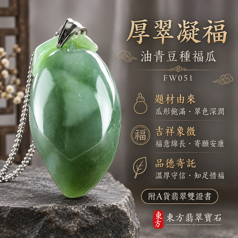 翡翠福瓜項鍊玉珮|福氣綿延・豐收圓滿・吉祥安泰|天然A貨翡翠・緬甸玉・豆種・油清|福運連綿|福瓜玉珮・福瓜玉墜・福瓜吊墜・福瓜項鍊|FW051|客製化訂做福瓜玉珮、福瓜玉墜、福瓜吊墜、福瓜項鍊|附A貨翡翠雙證書 翡翠福瓜項鍊玉珮|福氣綿延・豐收圓滿・吉祥安泰|天然A貨翡翠・緬甸玉・豆種・油清|福運連綿|福瓜玉珮・福瓜玉墜・福瓜吊墜・福瓜項鍊|FW051|客製化訂做福瓜玉珮、福瓜玉墜、福瓜吊墜、福瓜項鍊|附A貨翡翠雙證書