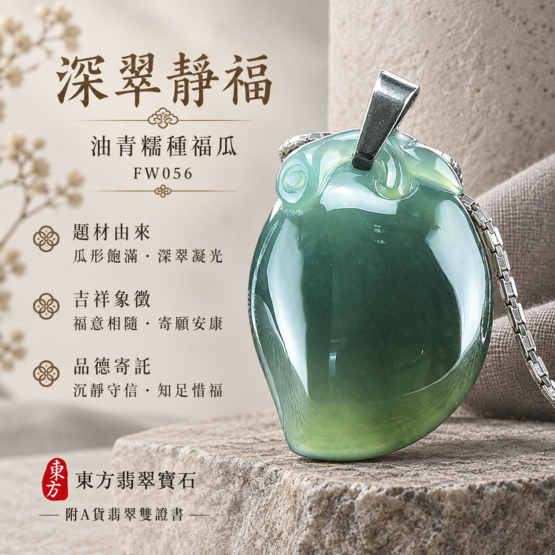 已售出可訂做|翡翠福瓜項鍊玉珮|福氣綿延・豐收圓滿・吉祥安泰|天然A貨翡翠・緬甸玉・糯種・油青|福運連綿|福瓜玉珮・福瓜玉墜・福瓜吊墜・福瓜項鍊|FW056|客製化訂做福瓜玉珮、福瓜玉墜、福瓜吊墜、福瓜項鍊|附A貨翡翠雙證書 已售出可訂做|翡翠福瓜項鍊玉珮|福氣綿延・豐收圓滿・吉祥安泰|天然A貨翡翠・緬甸玉・糯種・油青|福運連綿|福瓜玉珮・福瓜玉墜・福瓜吊墜・福瓜項鍊|FW056|客製化訂做福瓜玉珮、福瓜玉墜、福瓜吊墜、福瓜項鍊|附A貨翡翠雙證書