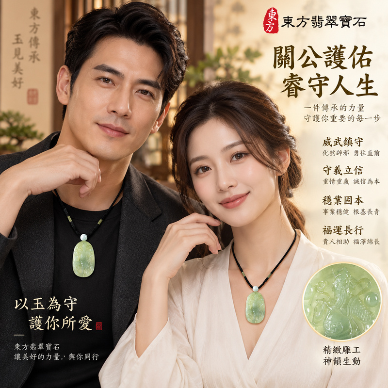 翡翠關公項鍊玉珮|關聖帝君威武鎮守・守義立信・穩業固本・福運長行|A貨翡翠綠色糯種・色澤清潤・玉質柔和・立體精雕|緬甸玉關公玉墜・關公牌玉珮KG534|客製化訂做各式翡翠關公吊墜玉珮項鍊|附A貨翡翠雙證書2 翡翠關公項鍊玉珮|關聖帝君威武鎮守・守義立信・穩業固本・福運長行|A貨翡翠綠色糯種・色澤清潤・玉質柔和・立體精雕|緬甸玉關公玉墜・關公牌玉珮KG534|客製化訂做各式翡翠關公吊墜玉珮項鍊|附A貨翡翠雙證書2