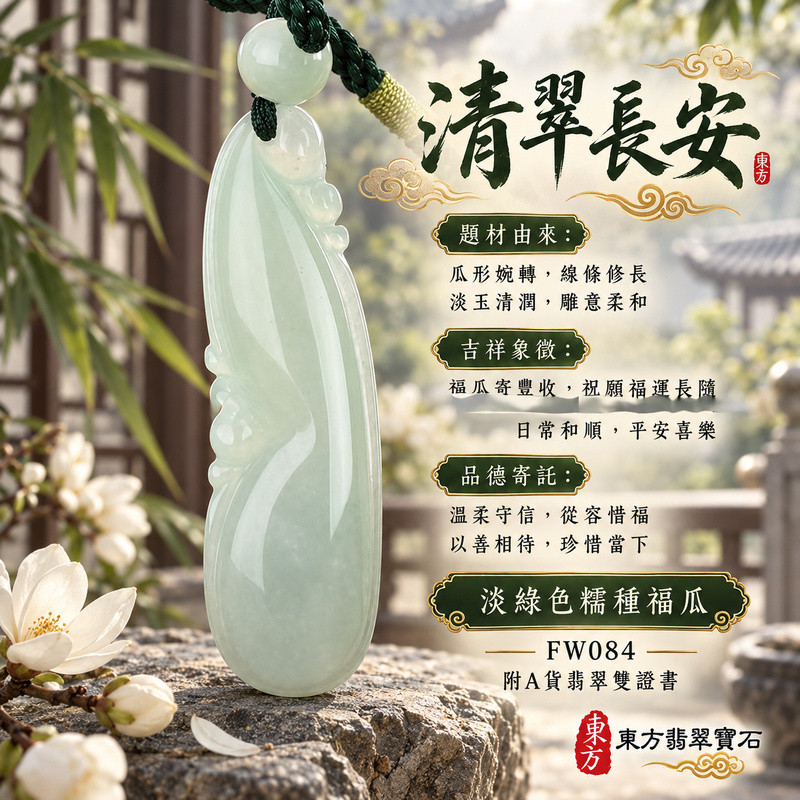 翡翠福瓜項鍊玉珮|福氣綿延・豐收圓滿・吉祥安泰|天然A貨翡翠・緬甸玉・糯種・淡綠色|福運連綿|福瓜玉珮・福瓜玉墜・福瓜吊墜・福瓜項鍊|FW084|客製化訂做福瓜玉珮、福瓜玉墜、福瓜吊墜、福瓜項鍊|附A貨翡翠雙證書 翡翠福瓜項鍊玉珮|福氣綿延・豐收圓滿・吉祥安泰|天然A貨翡翠・緬甸玉・糯種・淡綠色|福運連綿|福瓜玉珮・福瓜玉墜・福瓜吊墜・福瓜項鍊|FW084|客製化訂做福瓜玉珮、福瓜玉墜、福瓜吊墜、福瓜項鍊|附A貨翡翠雙證書